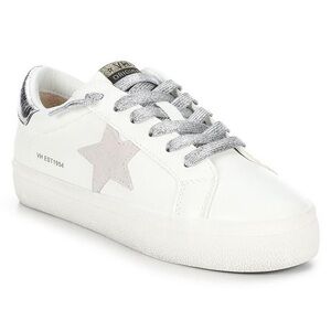 Vintage Havana White and Silver Sneakers